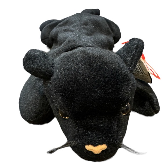 Ty Beanie Baby Velvet The Black Panther DOB 12-16-95 - Picture 1 of 4